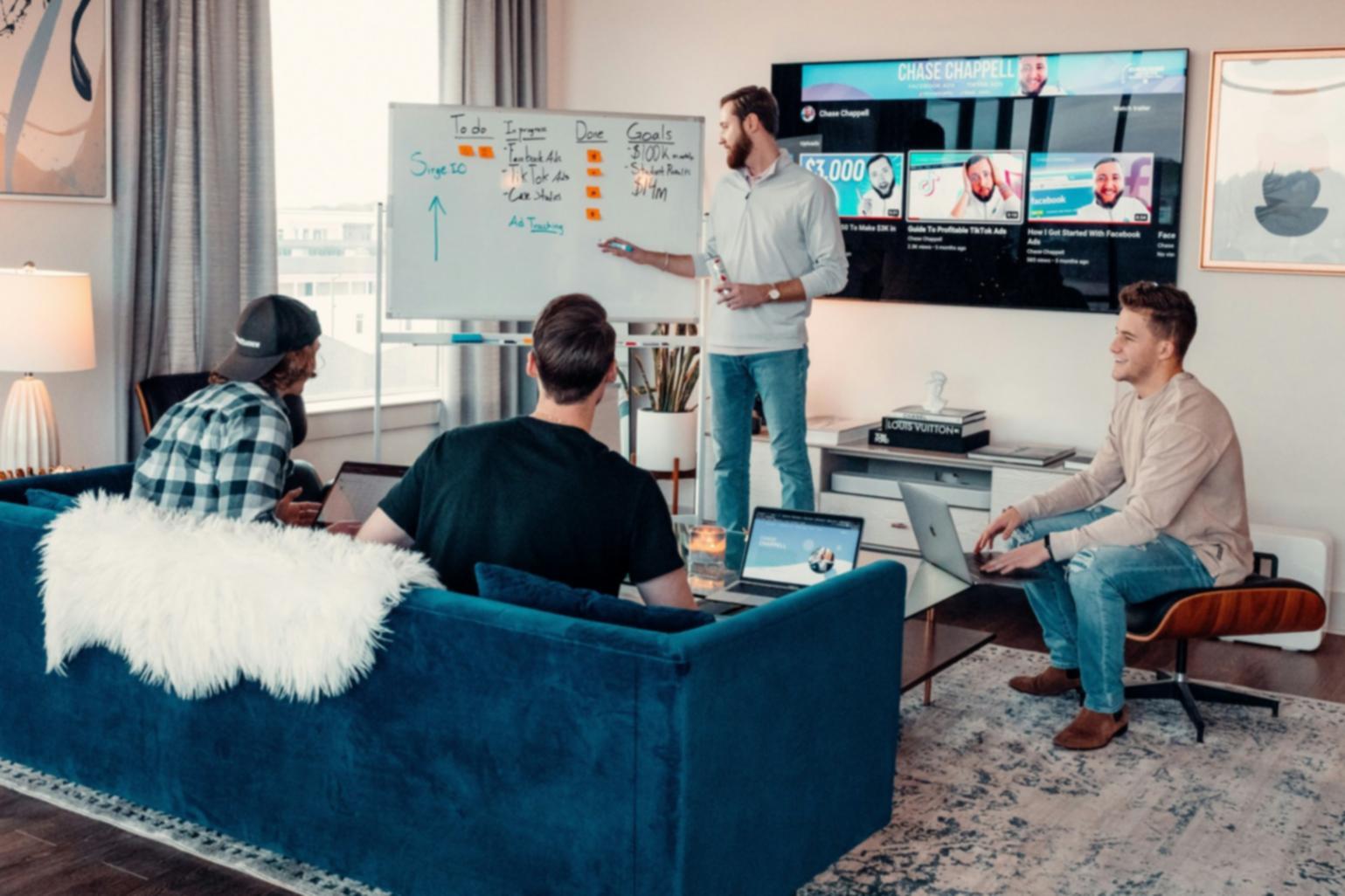 Professional business analysis and strategic planning session